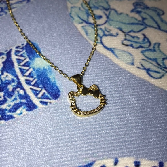 Hello Kitty Gold Necklace NWT - Picture 5 of 5